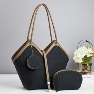 High-quality PU three-piece fashionable handbag